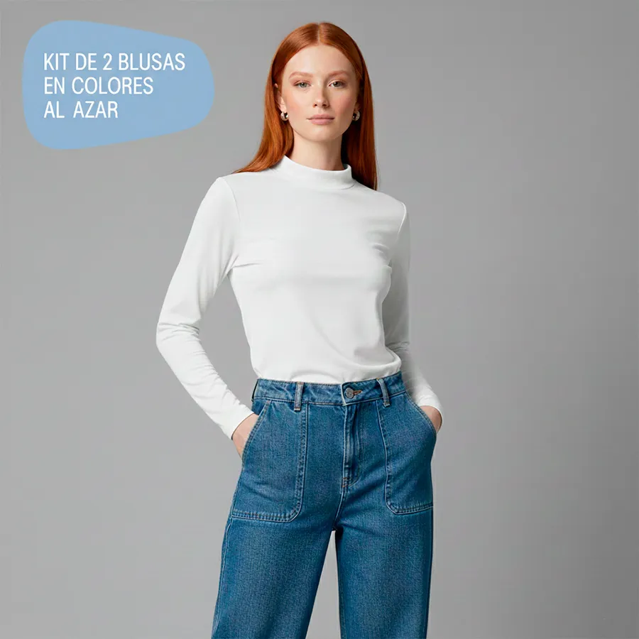 POLO-UNI-N KIT DE 2 BLUSAS 8039